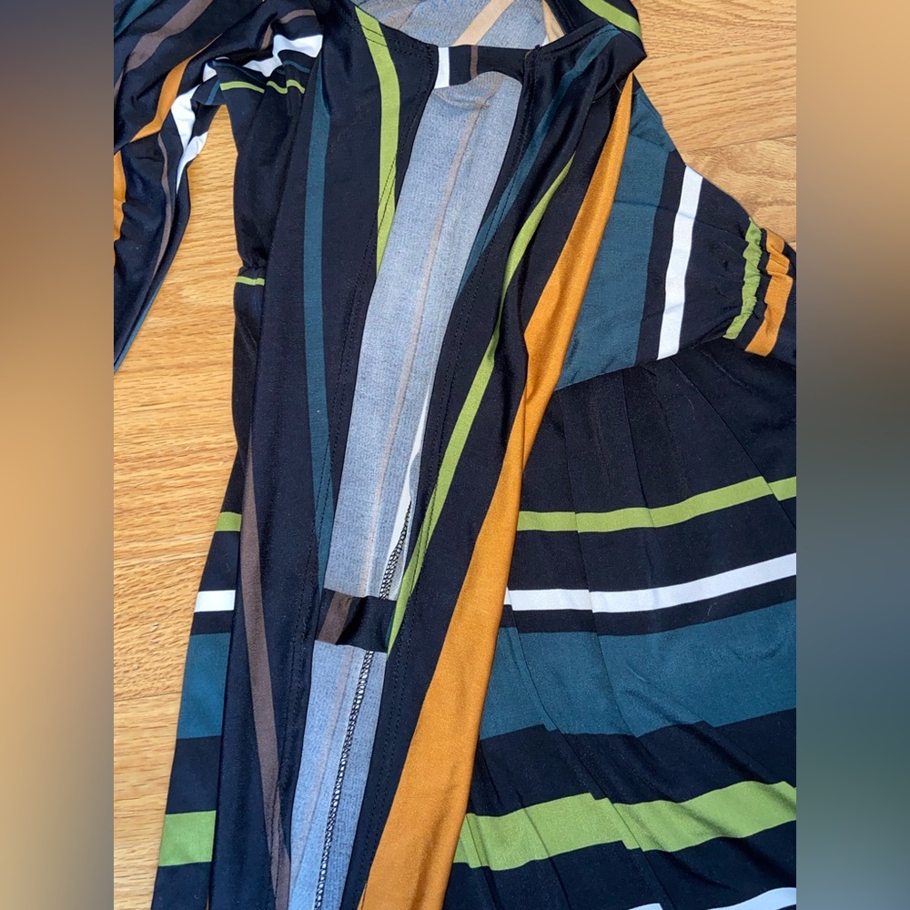 Striped Stretch Dress - Picture 6 of 7